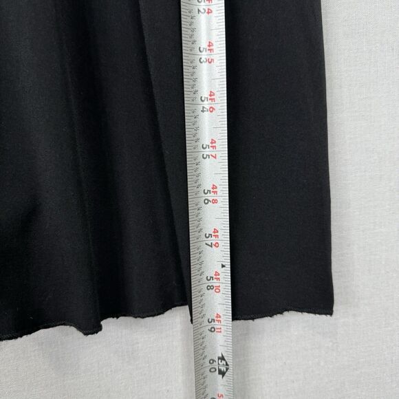 Vintage Laundry By Shelli Segal Womens Dress 0 Black Beaded Jersey Knit Maxi Y2K - Picture 7 of 15